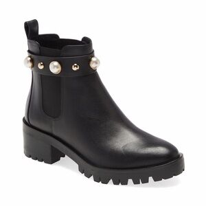 Karl Lagerfeld Pola Studded Chelsea Bootie